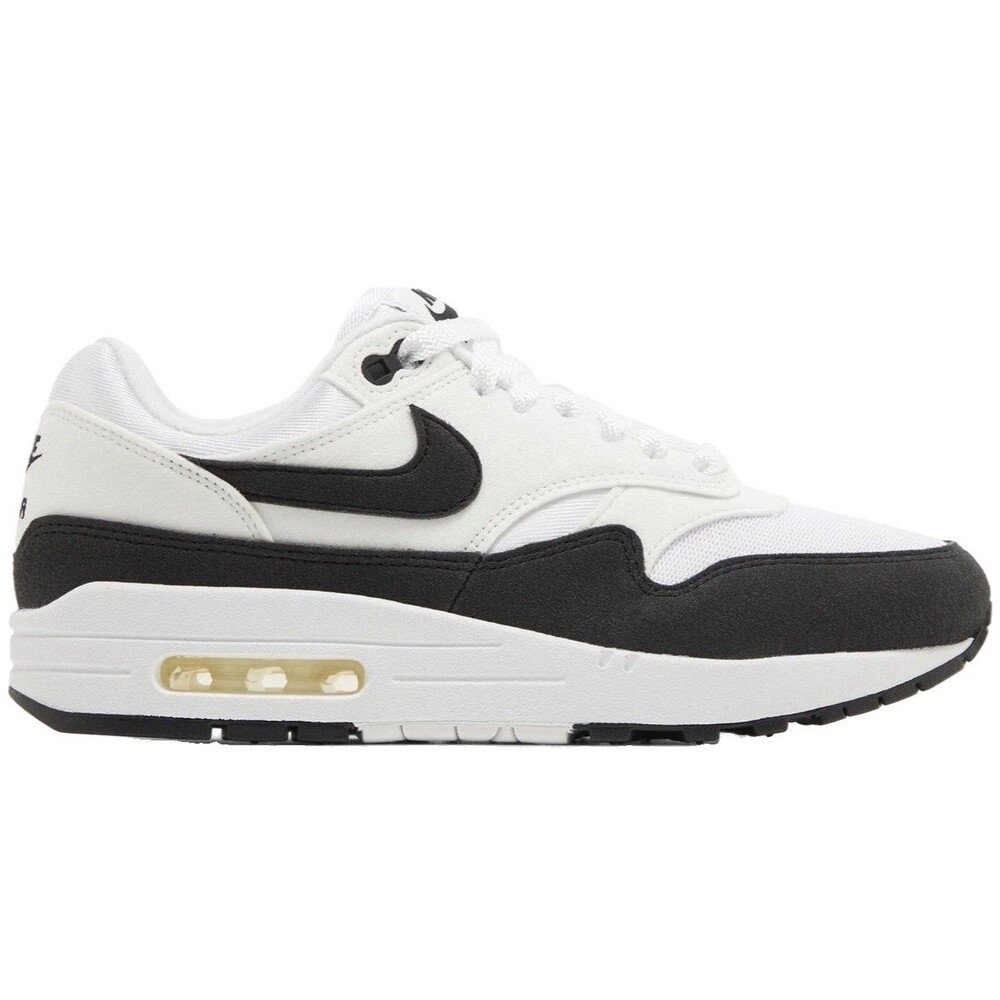 Women’s Size 6.5 Nike Air Max 1 White Black Summit White DZ2628-102 NIB